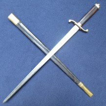 English Circa 1800 Fighting Dirk With Scabbard 2